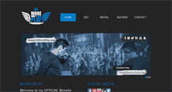 Desktop Screenshot of djmore2play.com